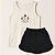 Conjunto verão infantil meninas harry potter shorts preto - Imagem 3
