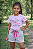 Conjunto verão infantil menina princess + shorts mescla - Imagem 2