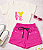 Conjunto Infantil Menina Love minnie Camiseta+Shorts 2 a 14 - Imagem 1