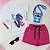 Conjunto Infantil Menina camisa Stitch  Shorts Pink  2 a 14 - Imagem 3