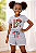 Conjunto Infantil Menina Camisa Mescla Minnie Shorts Mescla 2 a 14 - Imagem 3