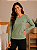 Pijama Feminino verde Montanha 100% Algodão Penteado - Imagem 3