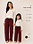 Pijama Mãe e Filha Cereja 100% Algodão Penteado - Imagem 4