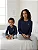 Pijama Mãe e Filho(a) Good Vibes 100% Algodão Penteado - Imagem 2