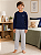 Pijama Infantil Unissex Good Vibes 100% Algodão Penteado - Imagem 4