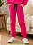 Calça moletom peluciada infantil menina rosa pink - Imagem 1