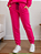 Calça Feminina adulta de Moletom Peluciado Pink - Imagem 1