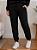 Calça Feminina adulta de Moletom Peluciado Preta - Imagem 1