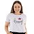 Camiseta Feminina Happy Branca 100% Algodão - Imagem 2