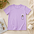 Camiseta Feminina Lilás Be Good 100% Algodão - Imagem 2
