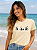 Camiseta Feminina Amarelo Claro Estampa Pandas 100% Algodão - Imagem 1
