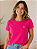Camiseta Feminina Pink Bordada Motherly 100% Algodão - Imagem 1