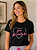Camiseta Feminina For Adventure Preta 100% Algodão - Imagem 2
