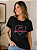Camiseta Feminina For Adventure Preta 100% Algodão - Imagem 3