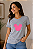 Camiseta feminina mescla Minnie em meia malha 100% algodão - Imagem 1
