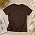 Camiseta Infantil Marrom com Bordado de Coração - Imagem 2