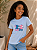 Camiseta Infantil Azul Bebê Stitch Love – 100% Algodão - Imagem 1