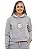 Casaco de Moletom Peluciado Feminino Smile Forever Mescla - Imagem 3