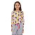 Pijama Infantil Feminino Minnie Manga Longa com Calça Mescla - Imagem 1