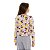 Pijama Infantil Feminino Minnie Manga Longa com Calça Mescla - Imagem 3