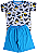 Pijama Infantil Masculino Batman Camiseta e Bermuda Azul - Imagem 2