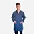Jaleco Cinza Oxford Masculino - Imagem 1