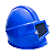 EPI Capacete Jato Fiberglass Visor Vidro CA 21196 Titanium_01 - Imagem 1