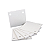 Papel Filtrante 7x7" 2 Furos Tipo A Grosso - Caixa c/ 10Kg - Imagem 1