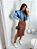 Vestido Midi Gola Alta Animal Print - Imagem 3