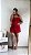 Vestido Botões Emily Vermelho - Imagem 1
