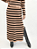 Saia Tricot Listras Nude - Imagem 1