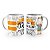 Caneca Professora Profissão Cartoon - Imagem 1