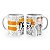 Caneca Pastor Profissão Cartoon - Imagem 1