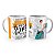 Caneca Dentista Masculino Profissão Cartoon - Imagem 1