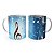 Caneca Notas Musicais Partitura Azul - Imagem 1