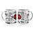 Caneca Outlander Série Seriado Palavras Vermelho - Imagem 1
