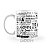 Caneca Outlander Série Seriado Palavras Vermelho - Imagem 2