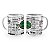 Caneca Outlander Série Seriado Palavras Verde - Imagem 1