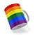 Caneca LGBT Arco-íris Diversidade Bandeira Love is Love - Imagem 4