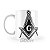 Caneca Maçonaria Maçom Compasso Esquadro Mod 4 - Imagem 2