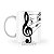 Caneca Símbolos Musicais Mod 6 - Imagem 2