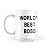 Caneca The Office Worlds Best Boss Palavras - Imagem 2