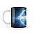 Caneca Sobrenatural Supernatural Em Chamas Azul - Imagem 2
