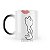 Caneca Mágica Beijo Marca de Baton - Imagem 2