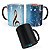 Caneca Mágica Notas Musicais Partitura Azul - Imagem 1