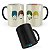 Caneca Mágica The Beatles Rostos Cartoon - Imagem 1