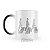 Caneca Mágica The Beatles Silhuetas Abbey Road - Imagem 2