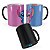 Caneca Mágica Lilo Stitch Disney Blue e Pink - Imagem 1