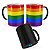 Caneca Mágica LGBT Arco-íris Diversidade Bandeira Love is Love - Imagem 1