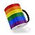 Caneca Mágica LGBT Arco-íris Diversidade Bandeira Love is Love - Imagem 4